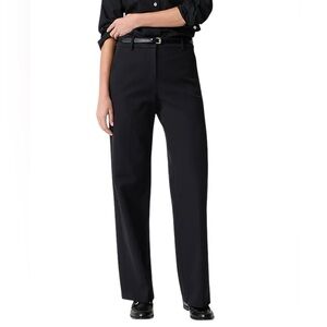 J. Crew Women’s Remy Cotton / Viscose Blend Trousers Pants NWT 12P Classic Black